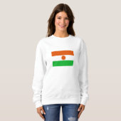 Nigerflagge Sweatshirt (Vorne ganz)