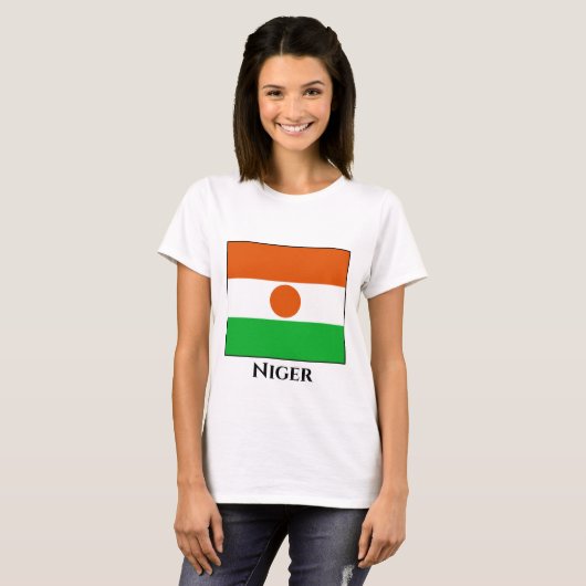 Nigerflagge T-Shirt (Vorne ganz)