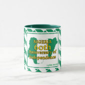 NIGERIA 60. UNABHÄNGIGKEIT | Nigerianische Flagge Tasse (Zentrum)