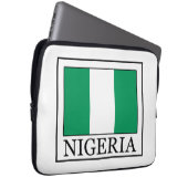 Nigeria-Ärmel Laptopschutzhülle (Vorne Rechts)