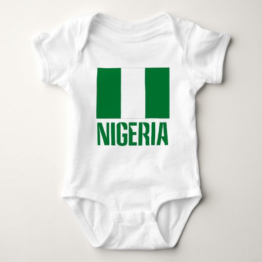 Nigeria Baby Strampler (Vorderseite)