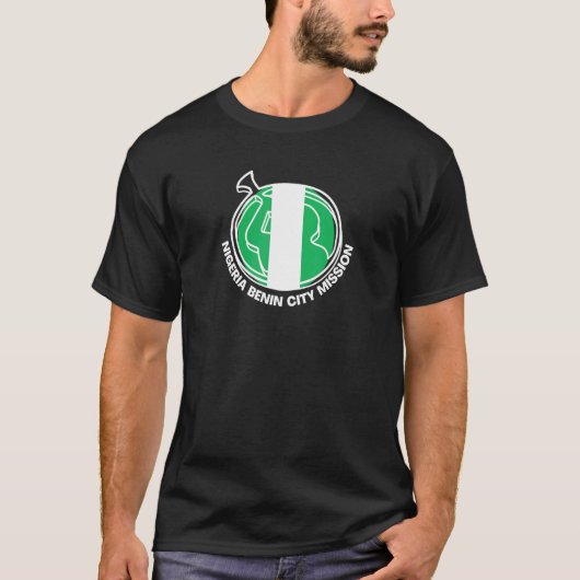 Nigeria Benin City LDS Mission Proud Mormon Missio T-Shirt (Vorderseite)