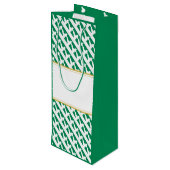 NIGERIA Christlich, INSBESONDERE FÜR SIE Geschenktüte Für Weinflaschen (Rückseite Schrägansicht)