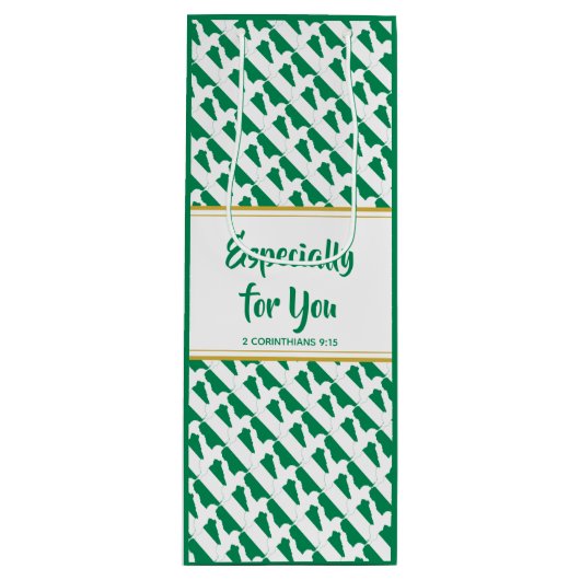 NIGERIA Christlich, INSBESONDERE FÜR SIE Geschenktüte Für Weinflaschen (Vorderseite)