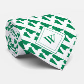 NIGERIA Christlich Scripting Monogram Krawatte (Gerollt)