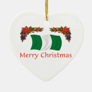 Nigeria Christms Keramik Ornament