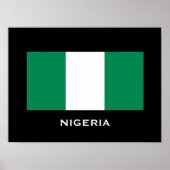 Nigeria Classic Flag Poster (Vorne)