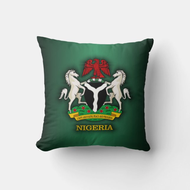 Nigeria COA Kissen (Vorderseite)