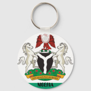 Nigeria_coa, NIGERIA Schlüsselanhänger