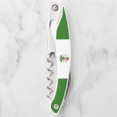 Nigeria-Fahne Kellnermesser (Vorderseite)
