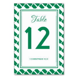 NIGERIA FLAG Banquet Celebration Wedding Modern Tischnummer