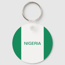 Nigeria Flag Button Schlüsselanhänger