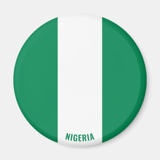 Nigeria Flag Charming Patriotic Magnet (Vorne)