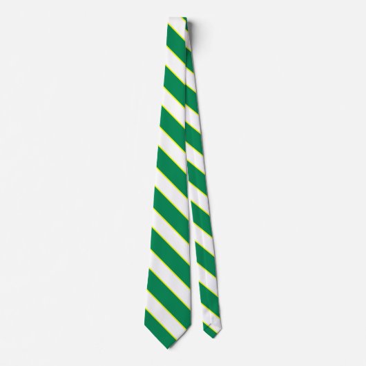 Nigeria Flag Elegant Patriotic Neck Tie Krawatte (Vorderseite)