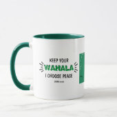 NIGERIA FLAG Funny BEHIELT IHRE WAHALA Tasse (Links)