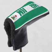 Nigeria Flag Gorgetic Patriotic Golf Headcover (3/4 Vorderseite)