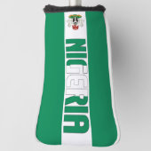 Nigeria Flag Gorgetic Patriotic Golf Headcover (Rotieren 90)