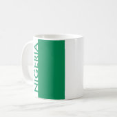 NIGERIA FLAG KAFFEETASSE (Vorderseite Links)