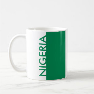 NIGERIA FLAG KAFFEETASSE