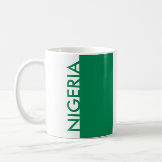 NIGERIA FLAG KAFFEETASSE (Links)