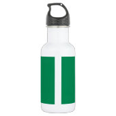 Nigeria Flag Liberty Flasche Edelstahlflasche (Rückseite)