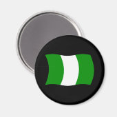 Nigeria Flag Magnet (Vorderseite/Rückseite)
