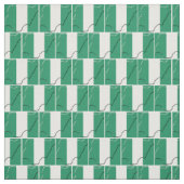 NIGERIA FLAG Map Kontur Stoff (Muster)