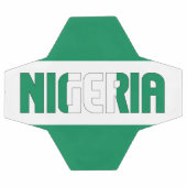 Nigeria Flag Patriotic Fußball (Flach)