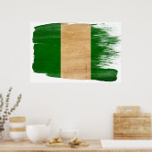 Nigeria Flag Posters Poster (Küche)