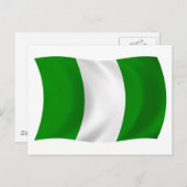 Nigeria Flag Postkarte (Vorne/Hinten)