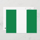 Nigeria Flag Postkarte (Vorne/Hinten)