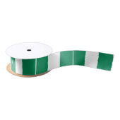 Nigeria Flag Satin Ribbon Satinband (Spule)