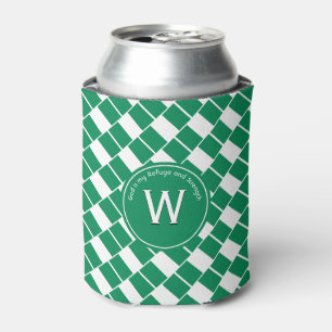 NIGERIA FLAG Stilvoll angepasstes Monogramm Nigeri Dosenkühler