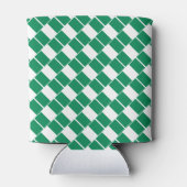 NIGERIA FLAG Stilvoll angepasstes Monogramm Nigeri Dosenkühler (Rückseite)
