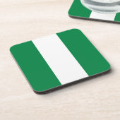 Nigeria Flag Untersetzer (Linke Seite)