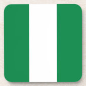 Nigeria Flag Untersetzer (Vorderseite)