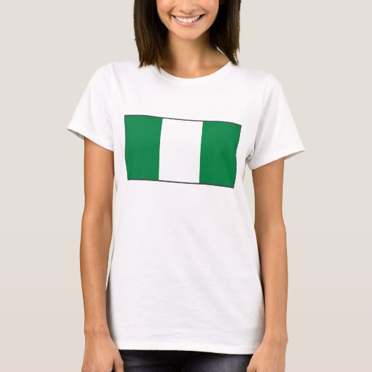 Nigeria Flag x Map T - Shirts (Vorderseite)