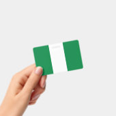 Nigeria-Flagge Ausweis (Handheld)
