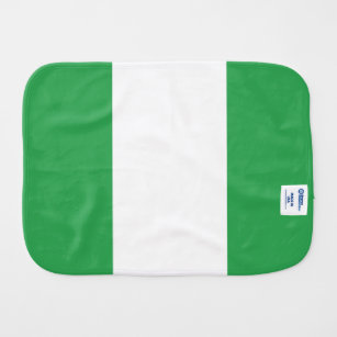 Nigeria-Flagge Baby Spucktuch