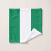 Nigeria-Flagge Badhandtuch Set (Waschlappen)