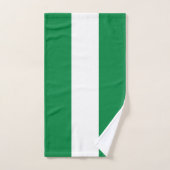 Nigeria-Flagge Badhandtuch Set (Handtuch)
