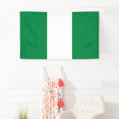 Nigeria-Flagge Banner (Insitu)
