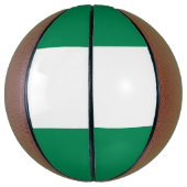 Nigeria-Flagge Basketball (Vertikal)