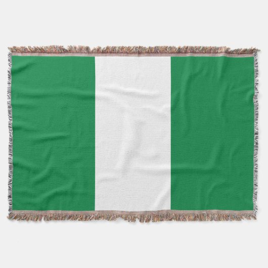 Nigeria-Flagge Decke (Vorderseite)