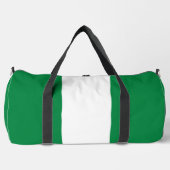Nigeria-Flagge Duffle Bag (Vorderseite)