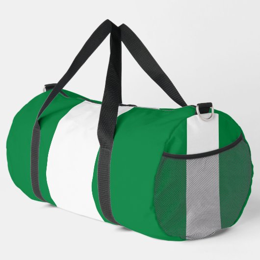 Nigeria-Flagge Duffle Bag (Rechte Ecke)