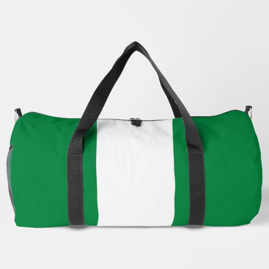 Nigeria-Flagge Duffle Bag (Rückseite)