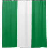 Nigeria-Flagge Duschvorhang (Vorderseite)
