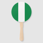 Nigeria-Flagge Fächer (Vorderseite)