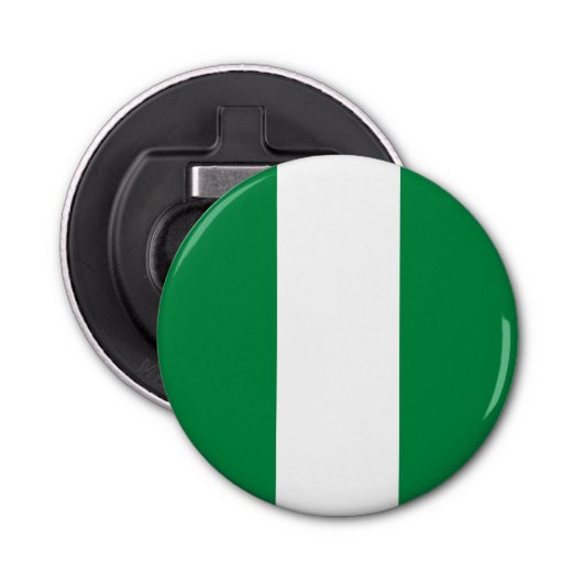 Nigeria-Flagge Flaschenöffner (Vorderseite)